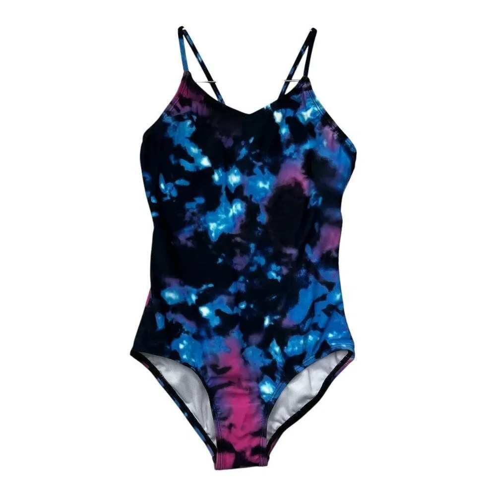 Kanu Girl's Size 14 Hurricane Hurricane Beach‎ Sport UPF 50 One Piece Swimsuit